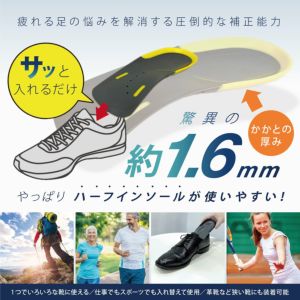 ハーフインソール 補正用｜アシマル カーボンハーフプレミアム